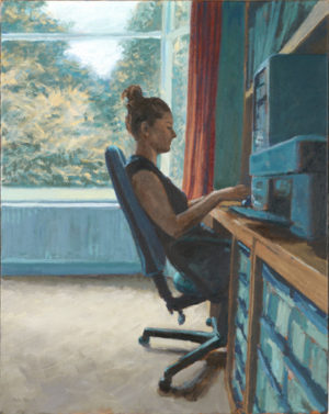 Girl At Computer