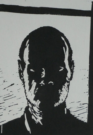 Self Portrait Against A Window