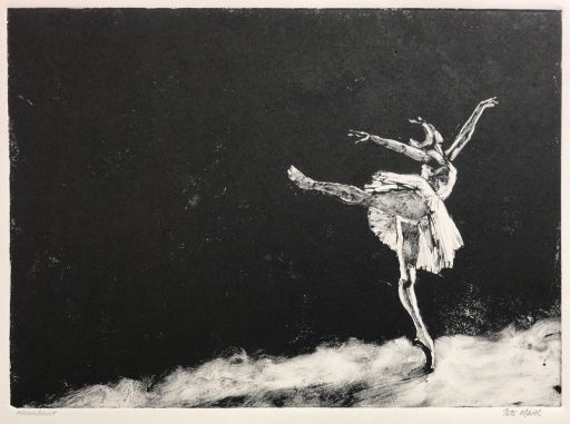 Celine Gittens from Birmingham Royal Ballet as Odette in Swan Lake.