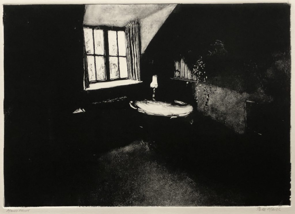 Scottish Cottage, light enters a cottage