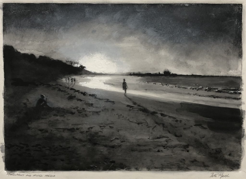 Sunset To Son Rise v1, sun setting over beach