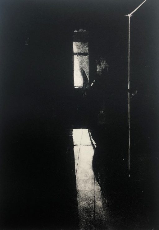 Empty Room, light shining into an empty room