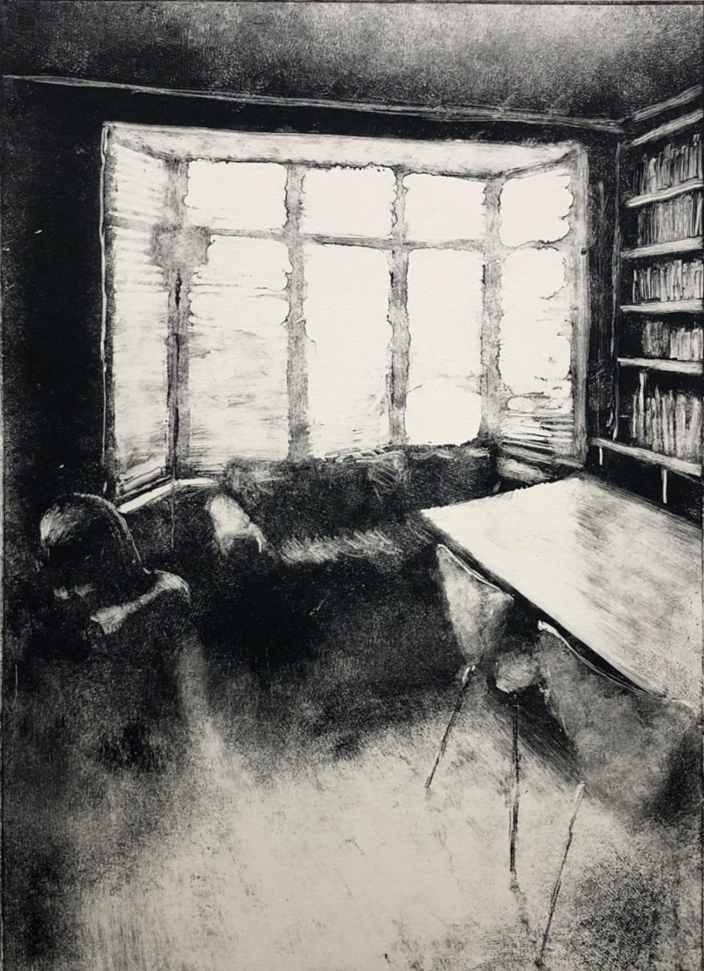 Morning Sunshine No.1, sun reflecting in a dining room