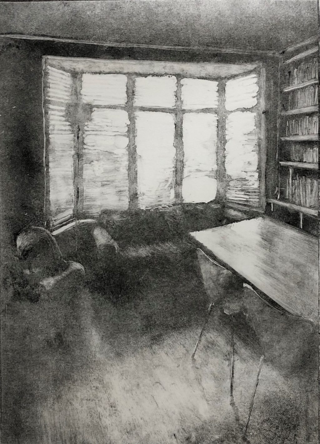 Morning Sunshine No.2, sun reflecting in a dining room