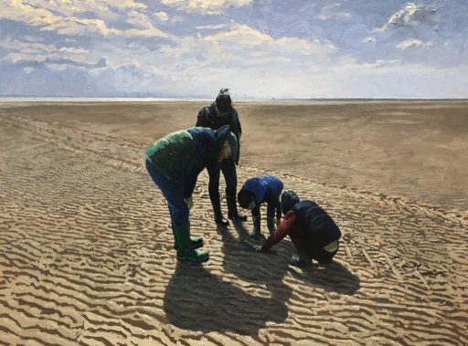 Felix's Discovery Family on Formby Beach